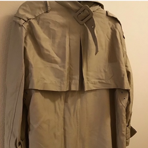 NWT Zara Womens Oversized Trench Coat Jacket Belted - Picture 7 of 14
